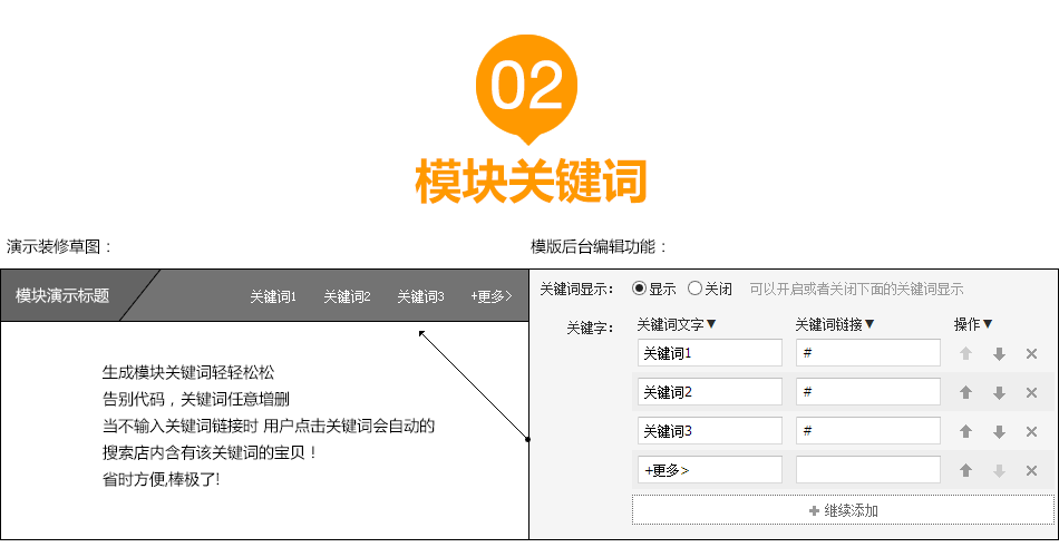 模版特色二